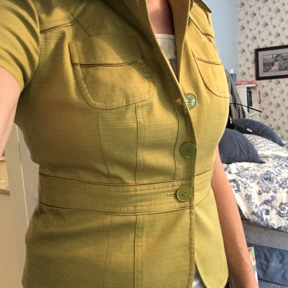 Halogen short sleeve jacket